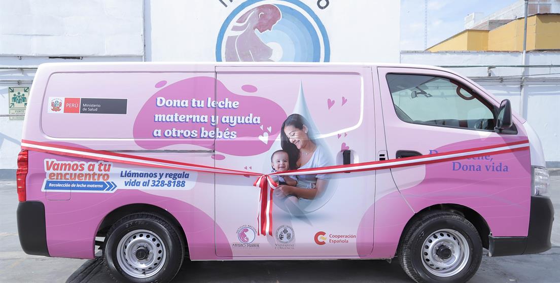 La Cooperación Española entrega unidad móvil y equipamiento para mejorar la recogida de leche materna