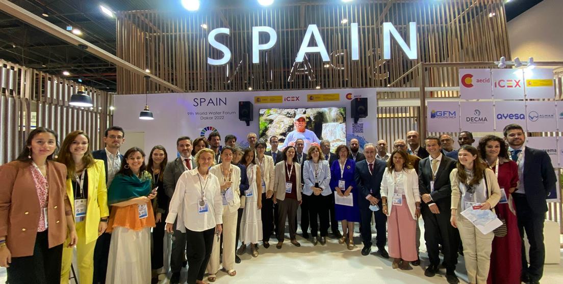 En el marco de su viaje a Senegal, Pilar Cancela ha asistido al 9º Foro Mundial del Agua en donde ha intervenido en dos paneles