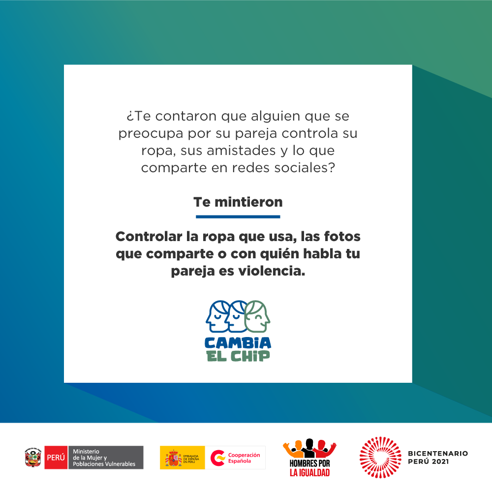 Campaña “Cambia el chip” busca desterrar patrones socioculturales que fomentan la violencia de género contra las mujeres
